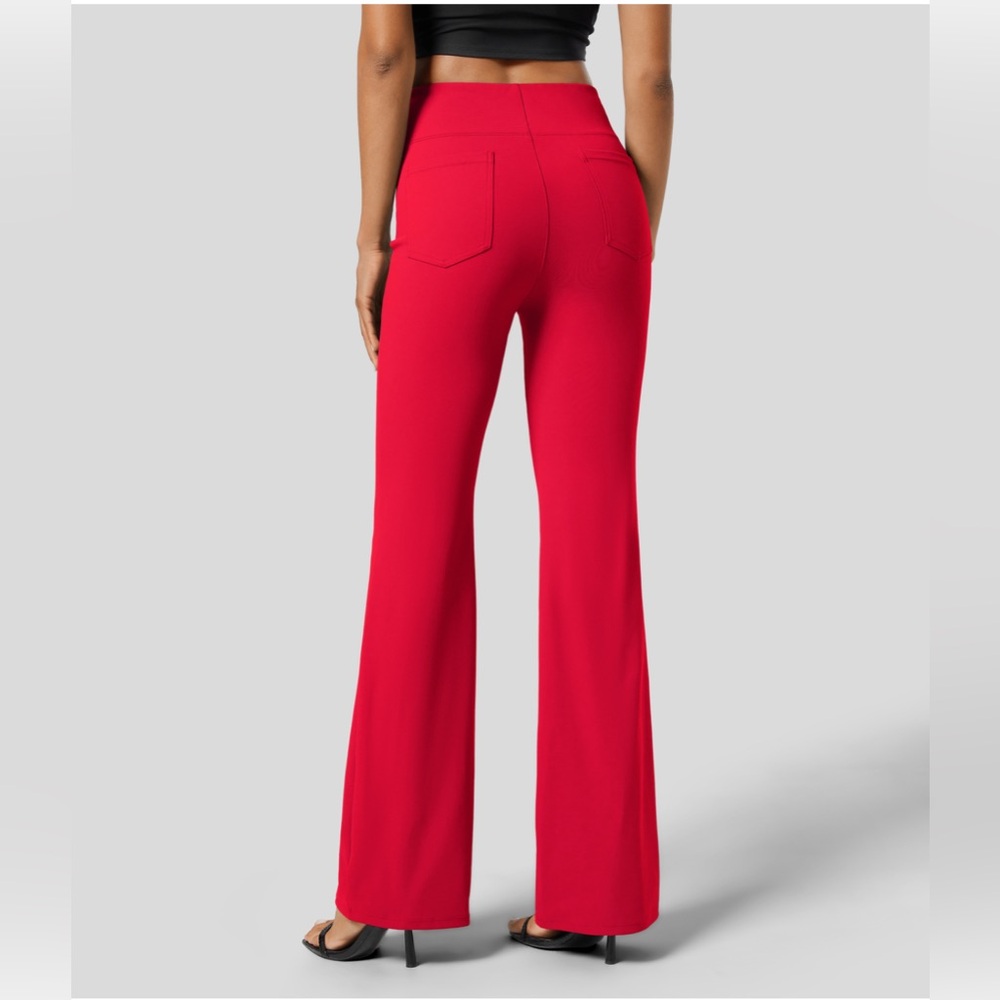 HALARA Red Boot Cut Pants - Picture 2 of 5